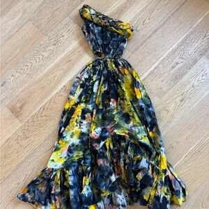 UK6 Sika Cleo Dress in Yellow Blossom
